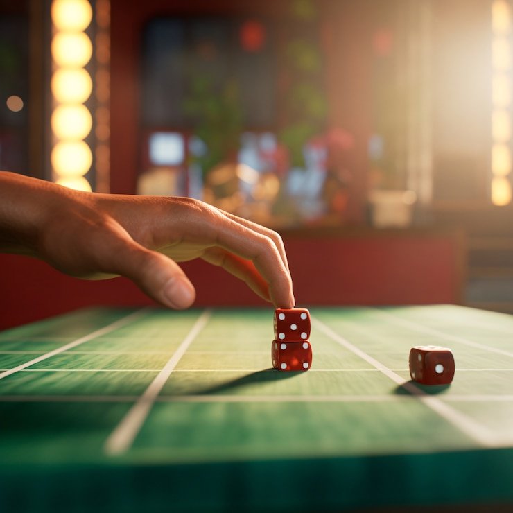 Antarmuka permainan Casino Hold'em di platform bombatoto dengan dealer profesional
